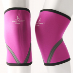 Storas neopreninis kelio įtvaras, sunkioji atletika, sportas, saugos įranga, pritūpimai, Crossfit, sporto salė, mirties trauka, 7 mm, 1 pora L