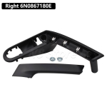 Automobilio vidinės durų rankenėlės su laikiklio dangteliu VW Polo 6N 6N2 1999-2002 6N0867179E 6N0867180E 6N0867197B 6N0867198B