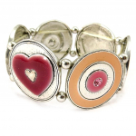 Les Tr&eacute;sors De Lily [D9672] - Bracelet Cr&eacute;ateur 'Babouchka' Rose ry&scaron;kiai rožinė