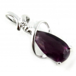 Les Tr&eacute;sors De Lily [E3609] - Pendentif Argent 'Lucie' Violet violetinė