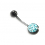 Les Tr&eacute;sors De Lily [I9492] - Body Piercing 'Cristal' bleu turquoise turkis