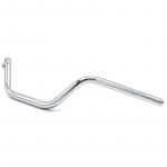 7/8 22mm 1 25mm motociklo rankena auk&scaron;to lygio traukos strypas, skirtas Sportster Kawasaki Honda Suzuki Yamaha 22mm sidabras