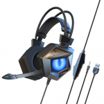 3,5&nbsp;mm mažo delsos kompiuterinių žaidimų ausinių žaidimų ausinės, žaidimų stereofoninis su mikrofonu laidinės ausinės, skirtos kompiuteriui Ps4 Xbox One Ps5 color light