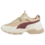 Puma Cassia Via Granola Wood Moteri&scaron;ki sportbačiai gelsvai violetiniai Ivory 389223-03
