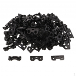 100 vienetų paveikslų kabykla, skirta pakabinti medinius, dantytus kabliukus