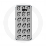 Coque pour Samsung A5 2016 Statue fond gris