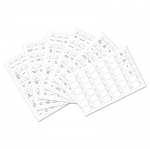 216 vnt Prieskonių stiklainių etiketės pavadinimo lipdukas anglų kalba Etiketės virtuvės laikymo buteliai Stiklainiai Lipdukai Lipdukai lipnūs 6 sheets