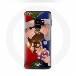 Coque pour Samsung Galaxy S9 Plus Hunter x Hunter Gon Freecss et Killua Zoldyck Christmas Day Anime Manga