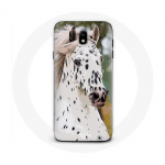 Coque pour samsung galaxy S4 Appaloosa Cheval blanc