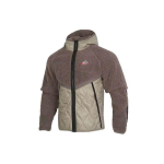Nike Sportswear Fleece Pamu&scaron;alo Gobtuvėtas Užtraukiamas Sherpa Striukė Vyri&scaron;ka Vir&scaron;utinė Apranga Smėlio spalvos CU4447-040 M