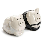 Sali&egrave;re poivri&egrave;re cochons mari&eacute;s sel poivre original