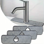 Virtuvės kriauklės apsauga nuo purslų kilimėlis Mai&scaron;ytuvo stalvir&scaron;io apsauga nuo purslų Kilimėlis Mikropluo&scaron;to sugeriantis kilimėlis 3pcs