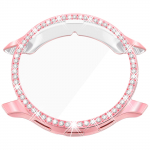 TPU laikrodžio dangtelio imitacijos deimantinis apsauginis dėklas, skirtas Garmin Venu 3/3S i&scaron;maniajam laikrodžiui Unisex galvanizuotu mink&scaron;tu apvalkalu 3