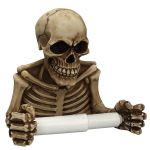 Tualetinis popierinis rank&scaron;luosčių ritininis laikiklis sieninis MountBones Dry Skeleton vonios kambario dekoras One Size