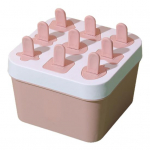 1 rinkinys ledų formelės su rankena &bdquo;pasidaryk pats&ldquo; plastikas, naudingi maistui saugūs popsiklių aparatai virtuvės reikmenys rožinė