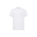 Li Ning paprastas logotipas siuvinėtas stovimos apykaklės trumpomis rankovėmis polo mar&scaron;kinėliai vyri&scaron;ki polo mar&scaron;kinėliai baltas YPLT023-2 5XL