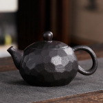 Puer Arbatinukas Auk&scaron;tos Kokybės Grubios Keramikos Arbatinukas Rankų Darbo Premium Arbatinukai Japoni&scaron;kas Arbatinukas ir Puodelis Samovaras Gaiwan Puodeliai juoda