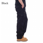 Cotton Cargo Pants Vyri&scaron;kos laisvalaikio kelnės elastingas juosmuo Didelio dydžio kelnės kelių ki&scaron;enių kelnės Madingos statybinės kelnės 5XL žalia