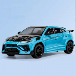 1:24 &bdquo;Lamborghini URUS&ldquo; visureigis, modifikuota versija, lieto metalo lydinio modelio automobilio garsas ir &scaron;viesa, traukiama atgal, septynerių durų kolekcija, vaikų žaislai, berniukų dovana