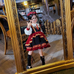 Hario Poterio kostiumo Helovino apsiaustas ir Lolita princesės suknelė mergaitėms 150 cm