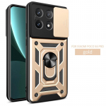 &bdquo;Xiaomi Poco X6 Pro 5G Case Slide Camera Armor&ldquo; telefono dėklas, skirtas &bdquo;Poko Poxo Pocco Little X 6 Pro X6Pro&ldquo; automobilio laikiklio žiedo galinis dangtelis For Poco X6 5G