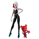 &bdquo;Into the SV Action&ldquo; ABS PVC dažyta veiksmo figūrėlė, Žmogus-voras, &bdquo;Spider-Verse&ldquo;, &bdquo;Spider-Gwen&ldquo; ir &bdquo;Spider-Ham&ldquo;, be mastelio ir balta