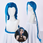 &bdquo;League of Legends&ldquo; &bdquo;Jinx&ldquo; kostiumo rinkinys: Dvynių miestų karo siautėjimo loli leidimas One Size