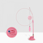 1/5 vnt. Juokingas žaislas katinui su siurbtuku, nuimamas, rankinis, interaktyvus žaislas katinui, ne&scaron;iojami naminių gyvūnėlių žaislai naminiams katinams, lazdelės žaislai katinams as the picture