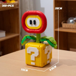 Super Mario Bros kaladėlės Yoshi Luigi Žvaigždė Surinkimas Klaustukas MOC 3D modelis Mario Mini kaladėlių žaislas Kalėdų dovanai No Box