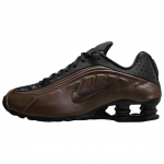 Nike Shox R4 Off Noir Ironstone Moteri&scaron;ki sportbačiai Ruda Tamsiai dūminės pilkos spalvos AR3565-007 35.5