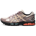 Asics Gel-Kahana 8 Patogus audinys Sintetinė oda Žemi kasdieniai bėgimo bateliai Vyri&scaron;kas sportbačio modelis Baltas Pilkas 1011B109-100 39