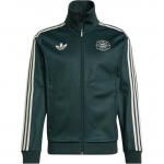 Adidas Bayern Munich &Scaron;oninė Juosta Vintažinė Stovinti Apykaklė Sportinė Laisvalaikio Ilgomis Rankovėmis Striukė Vyri&scaron;ka Striukė &Scaron;e&scaron;ėlio Žalia IT4130 M