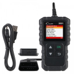 Automatinio nuskaitymo diagnostikos įrankis CR3001 OBD2 skaitytuvas Daugiakalbis palaikymas Visas OBD2 funkcijas PK ELM327 V1.5 Icar2 kodas X431 juoda