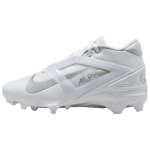 Nike Alpha Menace 4 Pro Balti Metalo Sidabro Unisex Sportbačiai FD7037-101 44 white