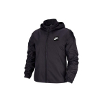 Nike Vienos spalvos kasdienis kvėpuojantis sportinis gobtuvas vyrams vir&scaron;utiniai drabužiai juodas AR2609-011 XXL