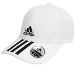 Adidas AeroReady 3 juostelių beisbolo kepuraitė Juoda FK0880 white