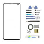Pakaitinis priekinio stiklo ekrano remonto rinkinys, skirtas Samsung Galaxy S10 SM-G973F G973