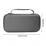Kietas dėklas Apple Mac Mini M4/M4 Pro, dėklas, pagrindinio įrenginio, klaviatūros organizatorius, ne&scaron;iojamas apsauginis dėklas, smūgiams atsparus laikymo krep&scaron;ys pilka