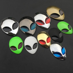 1 vnt. Metalinis 3D Alienware ateivio galvos automobilio logotipo lipdukas vinilo ženkliukas emblema motociklo automobilio galvos dangtelio lipdukas automobilio kėbului Style 13