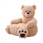 Animacinis gyvūnas Sofos porankio kėdė Stilinga mink&scaron;ta pagalvėlė Dydis 19x19x17,7 colio Atraminė sėdynė Sėdėkite Bear