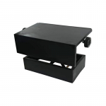 Reguliuojamo auk&scaron;čio medinis pianino kėdės stovas Piano Footrest
