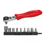 ANEX Compact Bit tiesus rinkinys su terk&scaron;le, 10 vnt. Atsuktuvų, 52, Tipas, Antgaliai, Ne. 525-10B