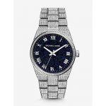 Michael Kors Channing Mėnulio akmens ir sidabro atspalvio laikrodis MK6089 sidabras