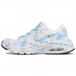 Nike Air Max Fusion Slip Resistant Abrasion Resistant Low top Running Shoes Unisex White Blue CJ1671-100(Team659-) 42.5