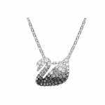 Swarovski Iconic Swan Juodai baltos spalvos gradientinis karoliai Moteri&scaron;ki karoliai 5614118 Box (Random Color)
