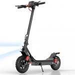 iScooter i10Pro 48V 15Ah 800W 10 Elektrinis paspirtukas suaugusiems, 60 km atstumas, 45 km/h, E-ABS, Stebuliniai stabdžiai, Spyruokliniai amortizatoriai juoda