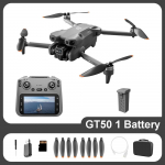 2026 GT50 Pro Dronas 8K Profesionali HD Kamera 5G WIFI Nuotolinio Valdymo Pultelis su Ekranu RC &Scaron;epetėlių Neturintis Sulankstomas Dronas Kvadrokopteris Dovanų Žaislas 1 battery