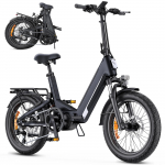 L20 3.0 Pro Elektrinis dviratis 250W variklis 48V15AH ličio baterija Hidrauliniai diskiniai stabdžiai Elektrinis dviratis 20*3 colių padangos L20 3.0 Pro-black