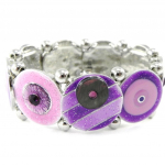 NOA [H8765] - Bracelet Cr&eacute;ateur 'Bora Bora' violet