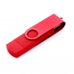 USB skaitytuvo adapteris su kortelių skaitytuvu 128GB raudona